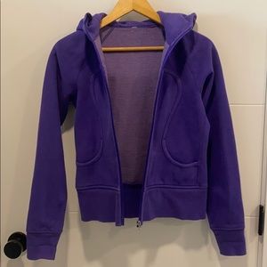 Lululemon Scuba Hoodie size 4 purple